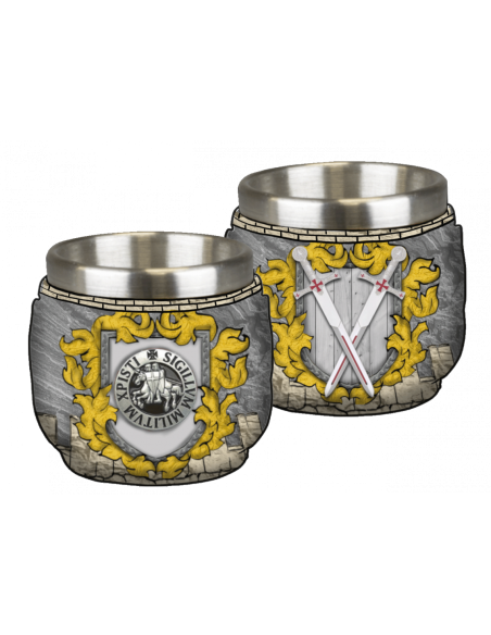 Templar Castle model snapseglas