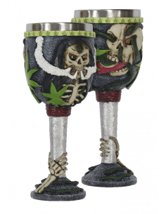 Fantasy-Harzbecher Modell Schlange und Totenkopf