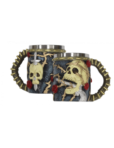 Fantasy harpiks kop model Rose and Skull