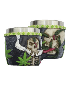 Fantasy shot glas Snake and Skull model