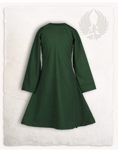 Vestido medieval de niña modelo Lisbeth, verde