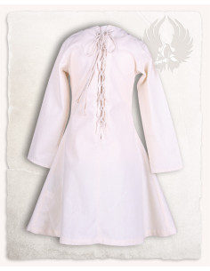 Vestido medieval de niña modelo Lisbeth, crema