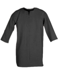 Túnica medieval negra para niños modelo Niko