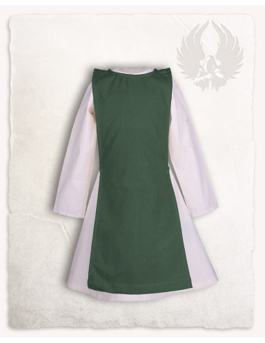 Delantal medieval niñas modelo Lisbeth, color verde