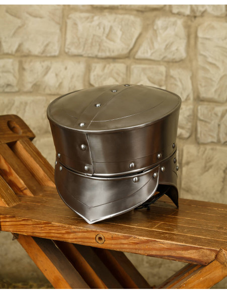 Fantasy-Helm der Untoten, polierte...