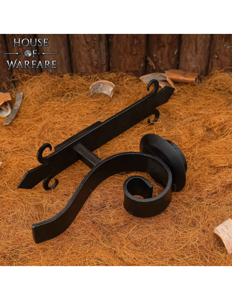 Aplique medieval de pared para 1 vela