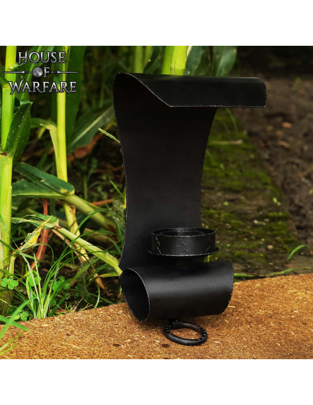 Middeleeuwse geschroefde wandlamp...