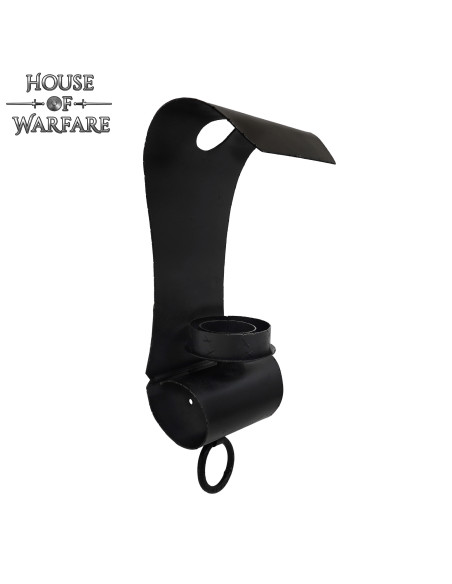 Middeleeuwse geschroefde wandlamp...