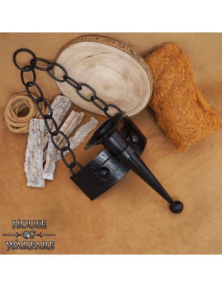 Aplique medieval cadenas de pared...