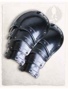 Balthasar middelalderlige skulderpuder, mørk finish