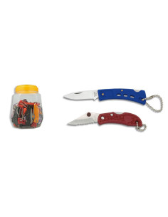 Set mit 36 Schlüsselkettenmessern, 4,8 und 5,2 cm Klinge.