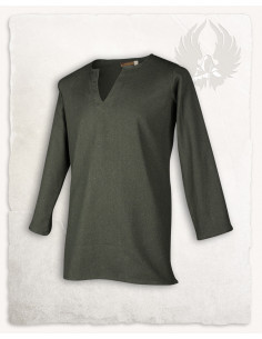 Túnica vikinga modelo Tronde, color verde
