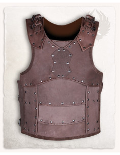 Armadura medieval de cuero marrón modelo Albrecht