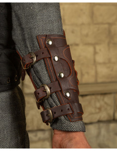 Armbånd med lomme til potion Geralt model, brun højre hånd 2
