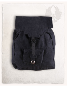 Mochila medieval en algodón modelo Borchard, color negro