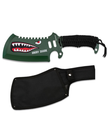 Albainox Angry Shark taktisk machete, i alt 31,2 cm.