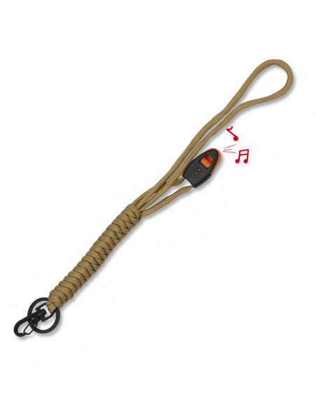 Paracord sleutelhanger met fluitje,...