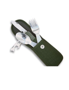 Set camping cubiertos con 3 piezas