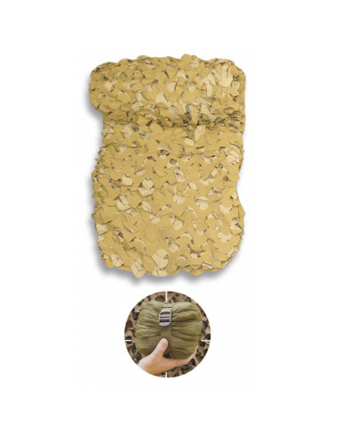 Red de camuflaje con malla Desierto (3x2.40 mts.)