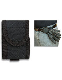 Porta-guantes para cinturón con velcro