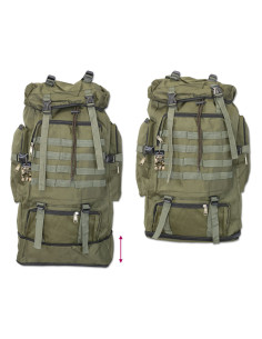 Barbaars groene tactische rugzak, 60L