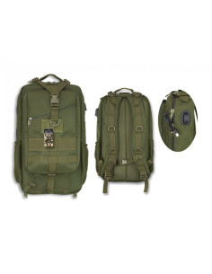 Barbarischer Rucksack mit USB-Anschluss (38 Liter)
