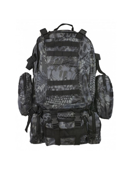 Schwarzer Python-Camo-Rucksack,...