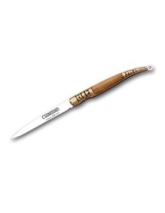Stilettomes met olijfhouten handvat, lemmet 5,5 cm. 2