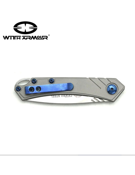 Elise tactisch zakmes, D2-stalen lemmet