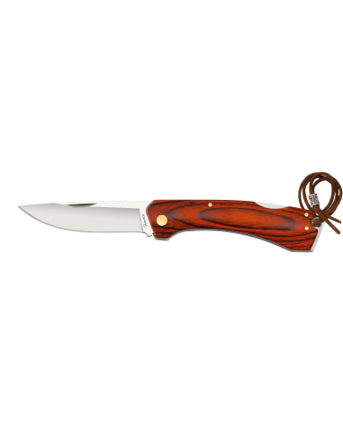 Albainox lommekniv i rød Packawood