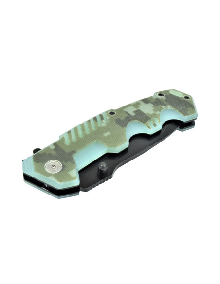 SCK zakmes met groen camo handvat (20...