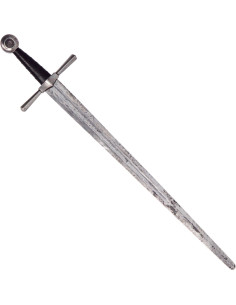 Espada medieval una mano con hoja envejecida