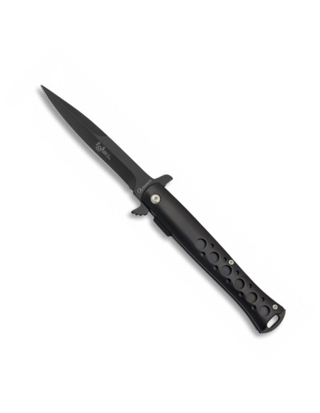 Navaja negra asistida con clip