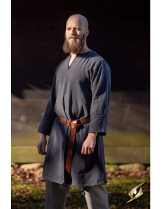 Túnica vikinga patrón espiga en algodón modelo Woodland