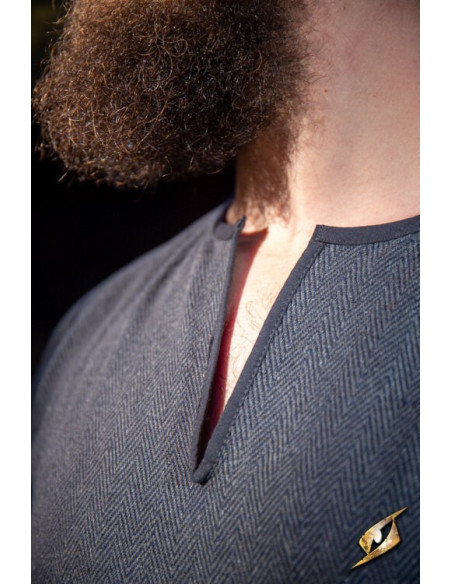 Túnica vikinga patrón espiga en...