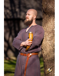 Viking tunika sildebensmønster i bomuld Woodland model,... 2