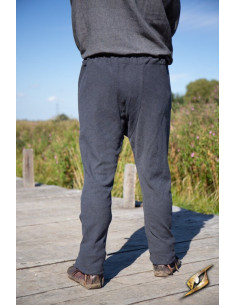 Viking broek visgraatpatroon model Arvid, grijs 2