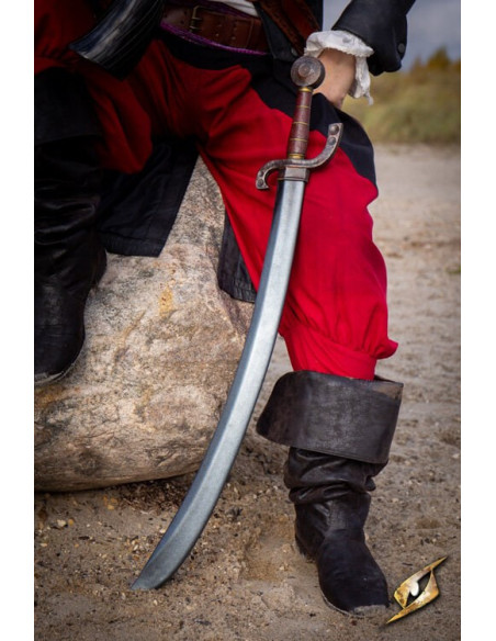 Falchion-type gebogen piratensabel...