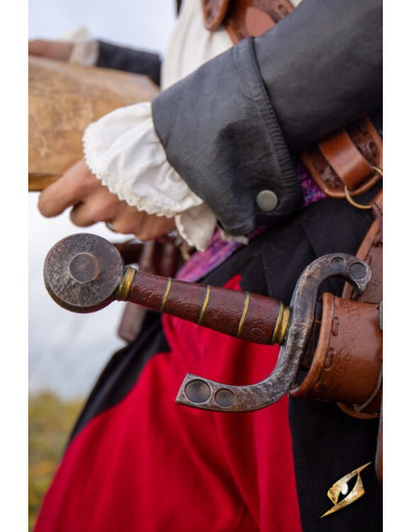 Falchion-type gebogen piratensabel...