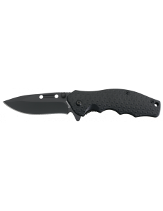 Albainox schwarzes Taschenmesser (20 cm)