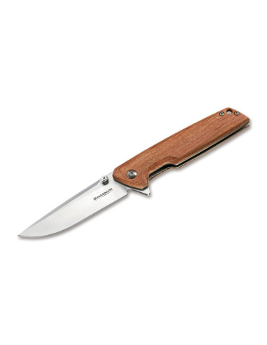 Böker Magnum Straight Brother Wood zakmes