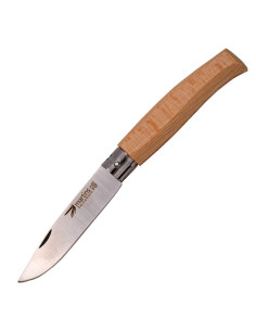 Martins zakmes met giroblok, beukenhout (19,5 cm.)