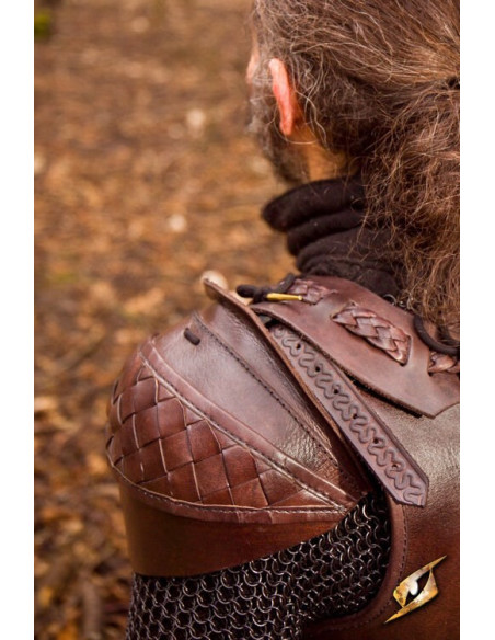 Leren schoudervullingen Ranger-set...