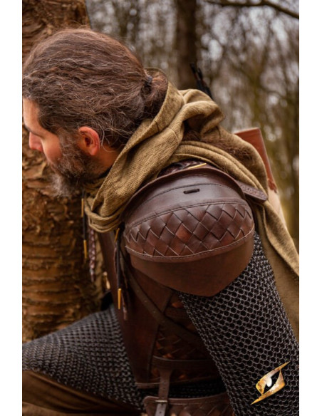 Leren schoudervullingen Ranger-set...