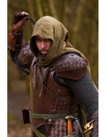 Leren schoudervullingen Ranger-set...