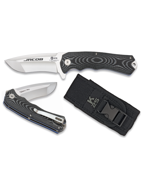 K25 Jacob taktisk kniv, klinge 8,5 cm.