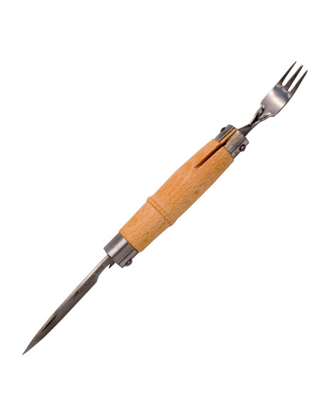 Martins kniv-gaffel, med flaskeåbner...