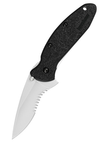 Kershaw Scallion-zakmes, gekarteld