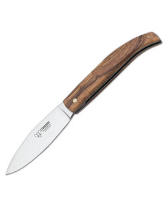 Zakmes met olijvenhandvat, lemmet 9,5 cm. 2