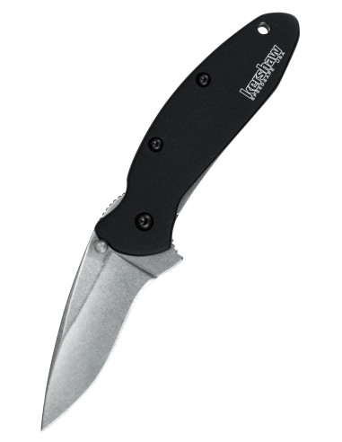 Kershaw Scallion lommekniv, Stone Black